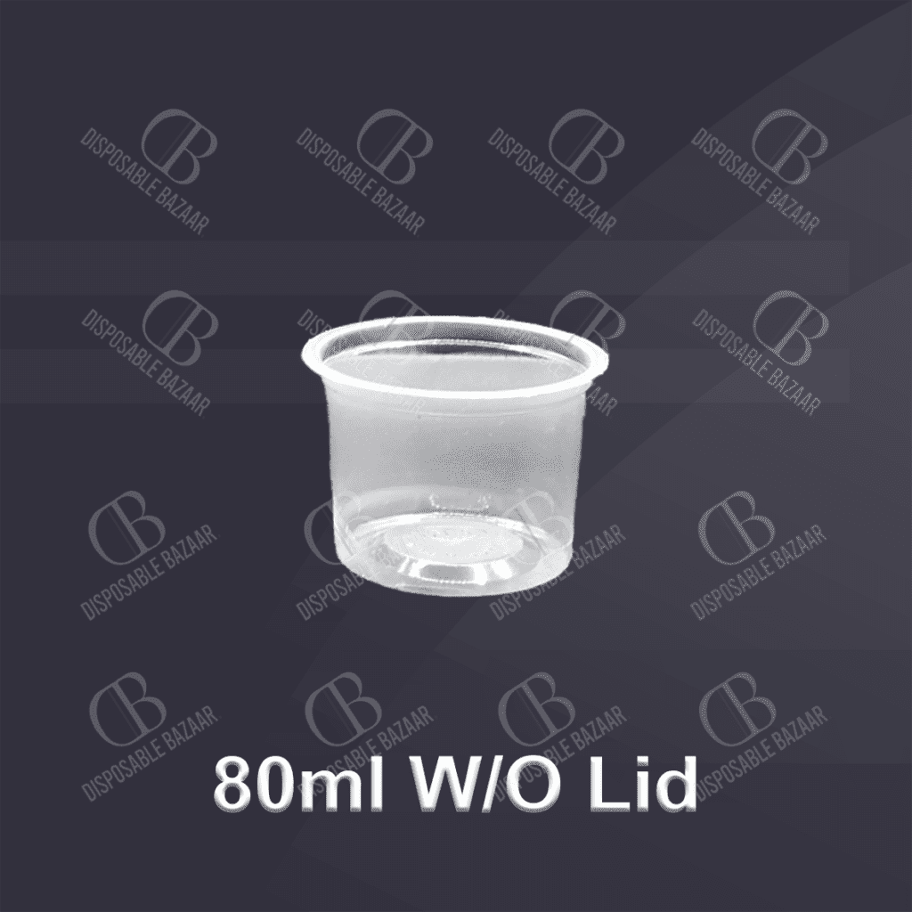 Cup Without Lid- 80ml