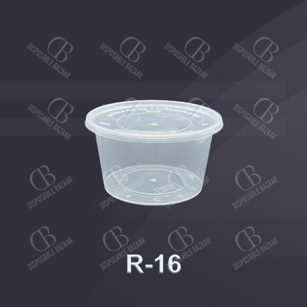 Plastic Container Round – R-16