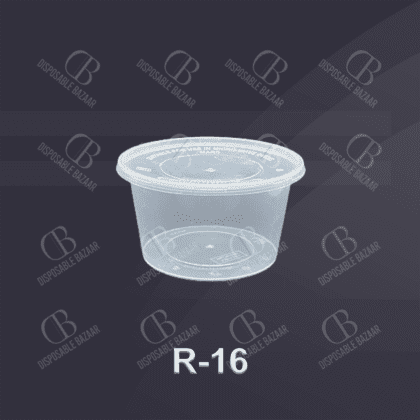 Plastic Container Round – R-16