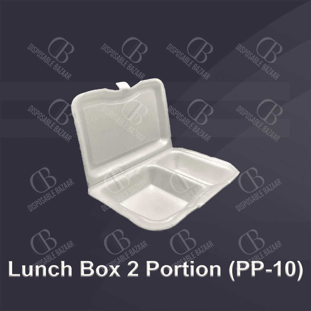 Styrofoam Lunch Box 2 Portion PP-10