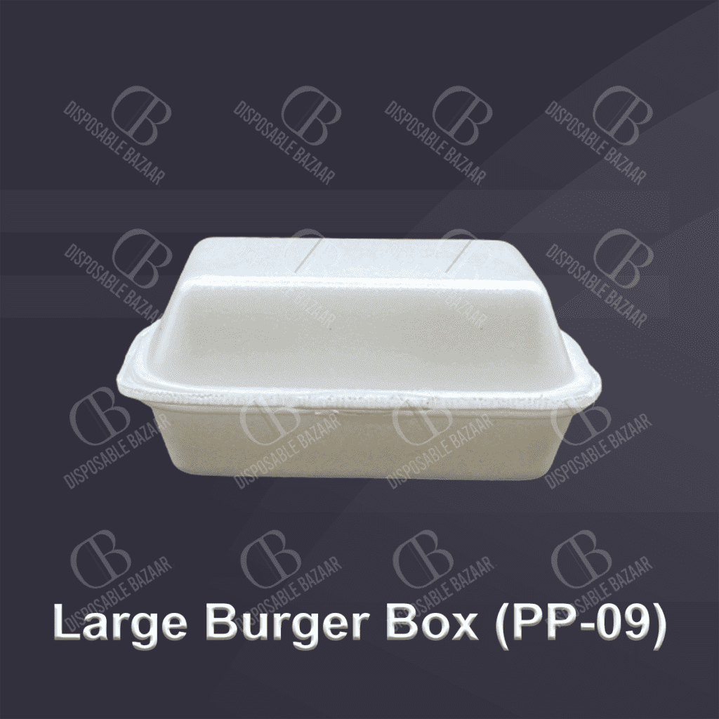 Styrofoam Large Burger Box PP-09