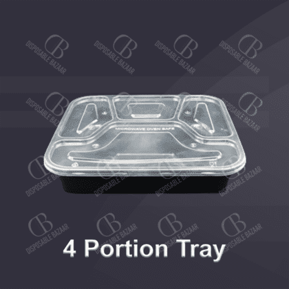 4 Portion Tray