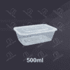 Plastic Container Transparent – 500ml