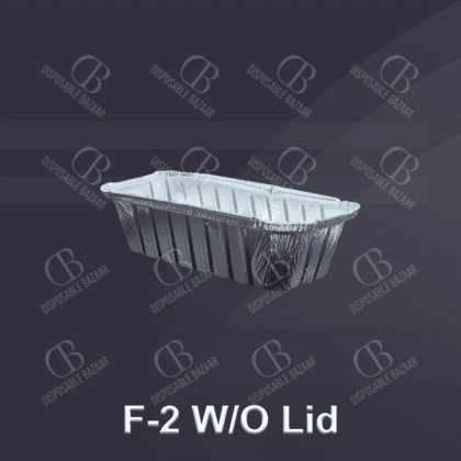 Aluminium Containers F-2 Without Lid