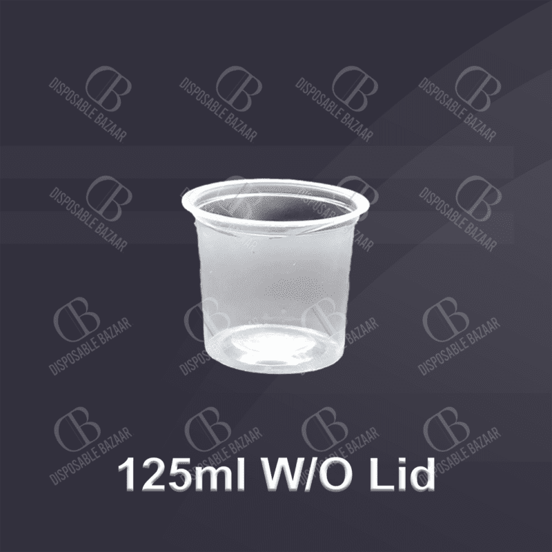 Cup Without Lid- 125ml