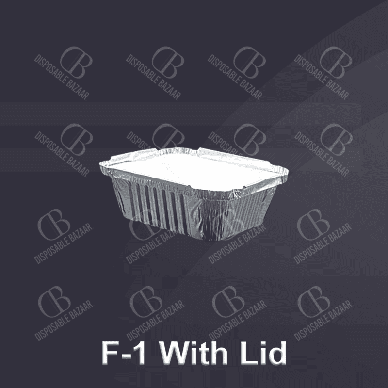 Aluminium Containers F-1 With Lid