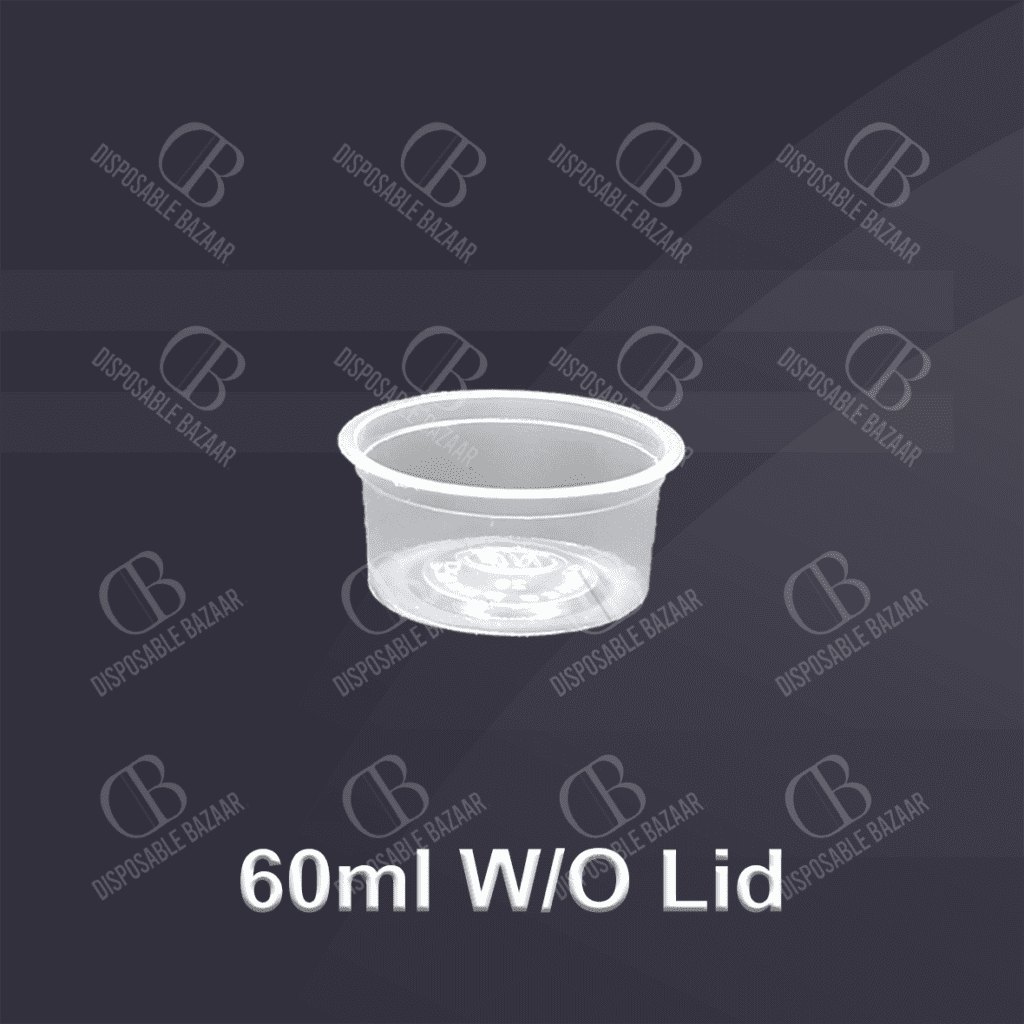 Cup Without Lid- 60ml