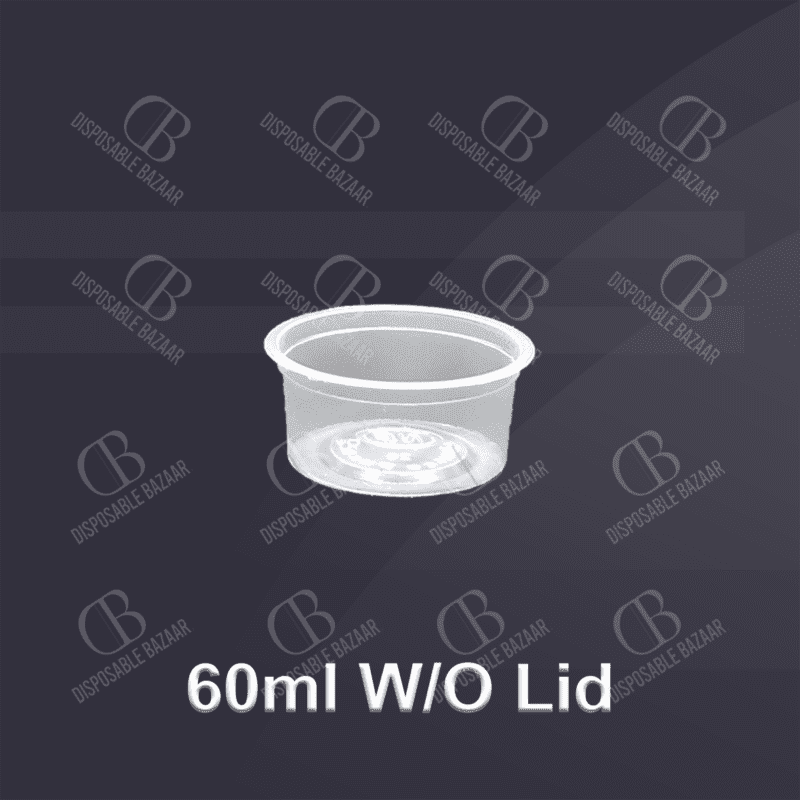 Cup Without Lid- 60ml