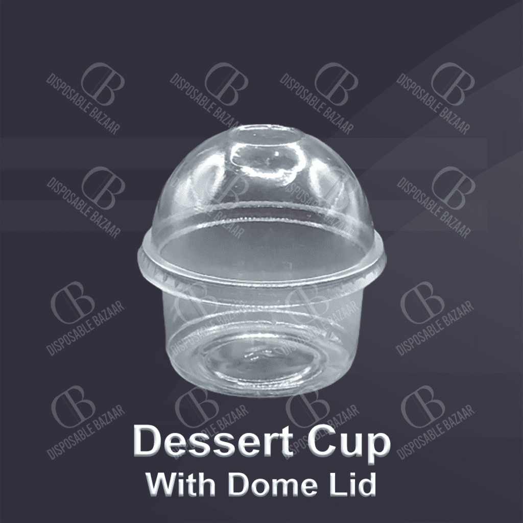 Dessert Cup With Dome Lid - 150ml