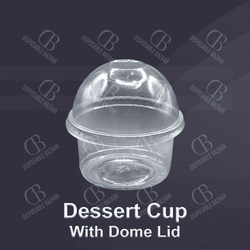 Dessert Cup With Dome Lid - 150ml