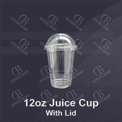 disposable-juice-cup-with-lid-12oz
