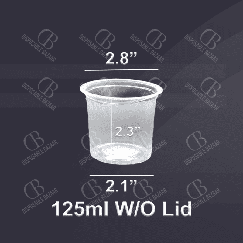 Cup 125ml with out lid