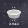 Plastic Container Round - RFC-650ml