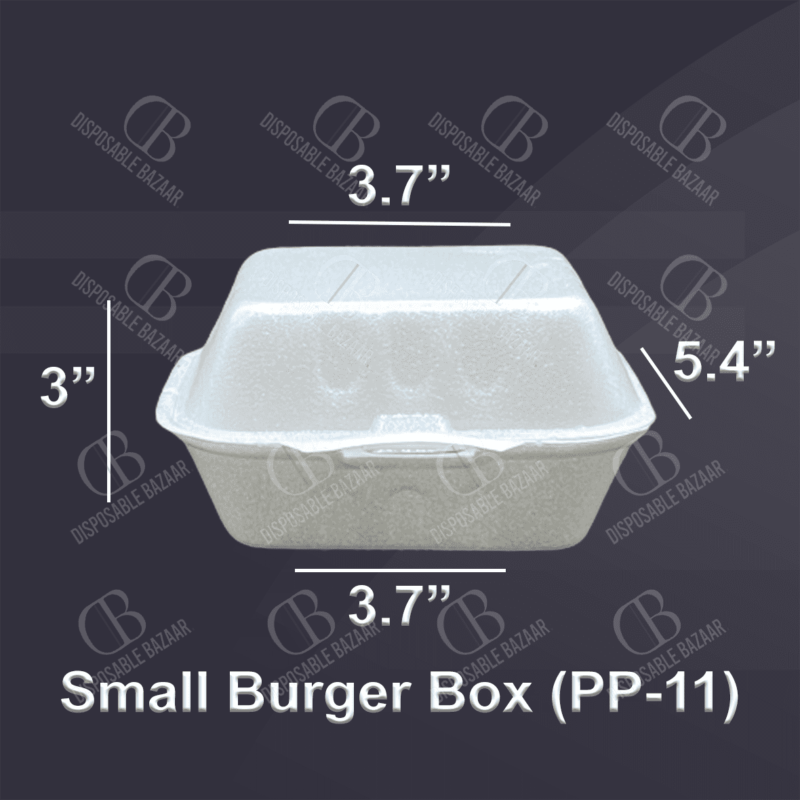 50pcs Disposable Food Containers Dessert Bowl Burger Snack Boxes