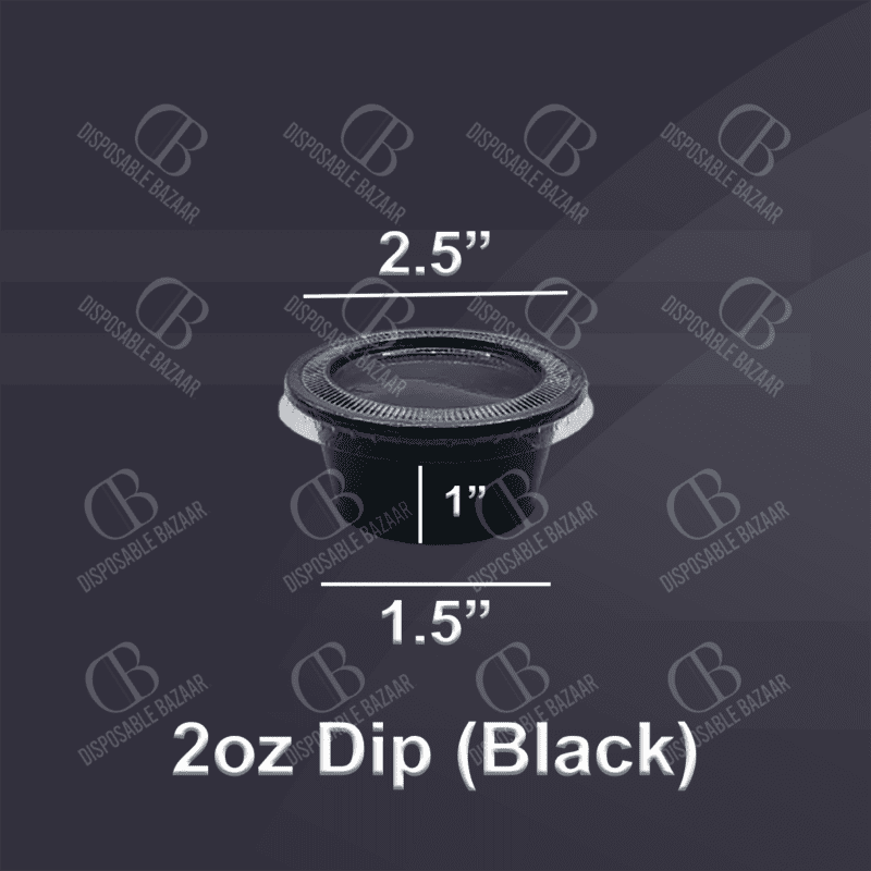 Dips - 2oz Black