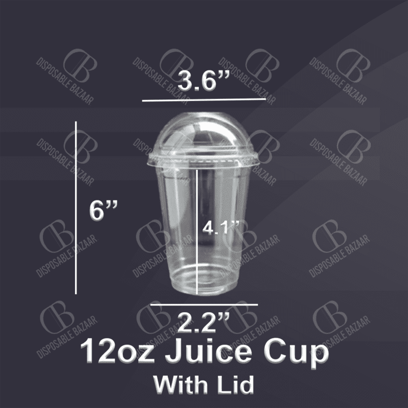 Juice Cup With Lid - 12oz