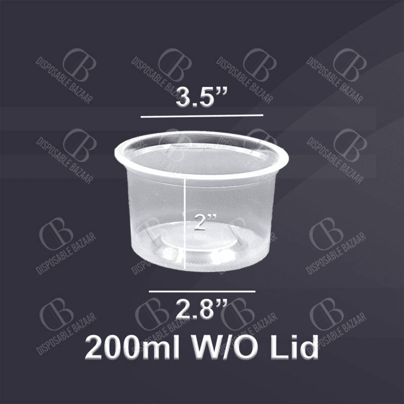 Cup Without Lid- 200ml