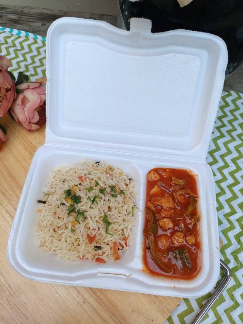 Styrofoam Lunch Box 2 Portion PP-10