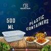 Plastic Container Transparent - 500ml