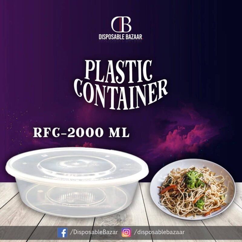 Plastic Container Round - RFC-2000ml