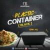 Plastic Container Black - C-1000ml