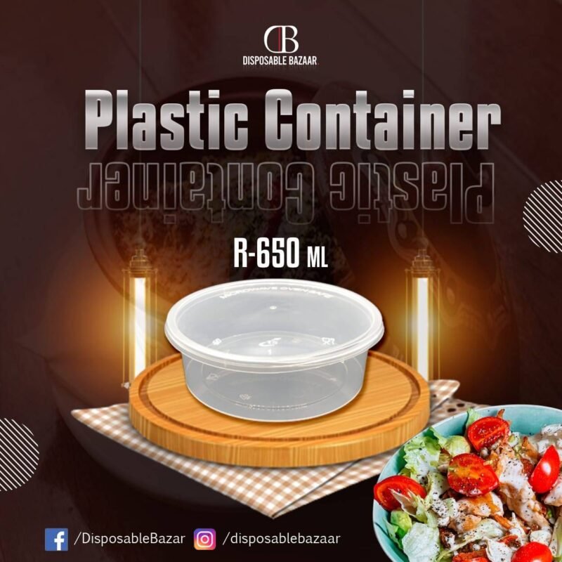 Plastic Container Round - RFC-650ml