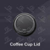Coffee Cup Lid (Black)