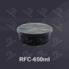 Plastic Container Black – RFC-650ml
