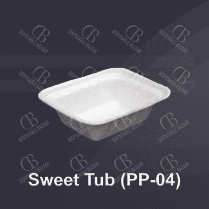 Styrofoam Sweet Tub PP-04