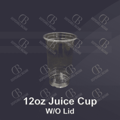 Juice Cup W/O Lid – 12oz