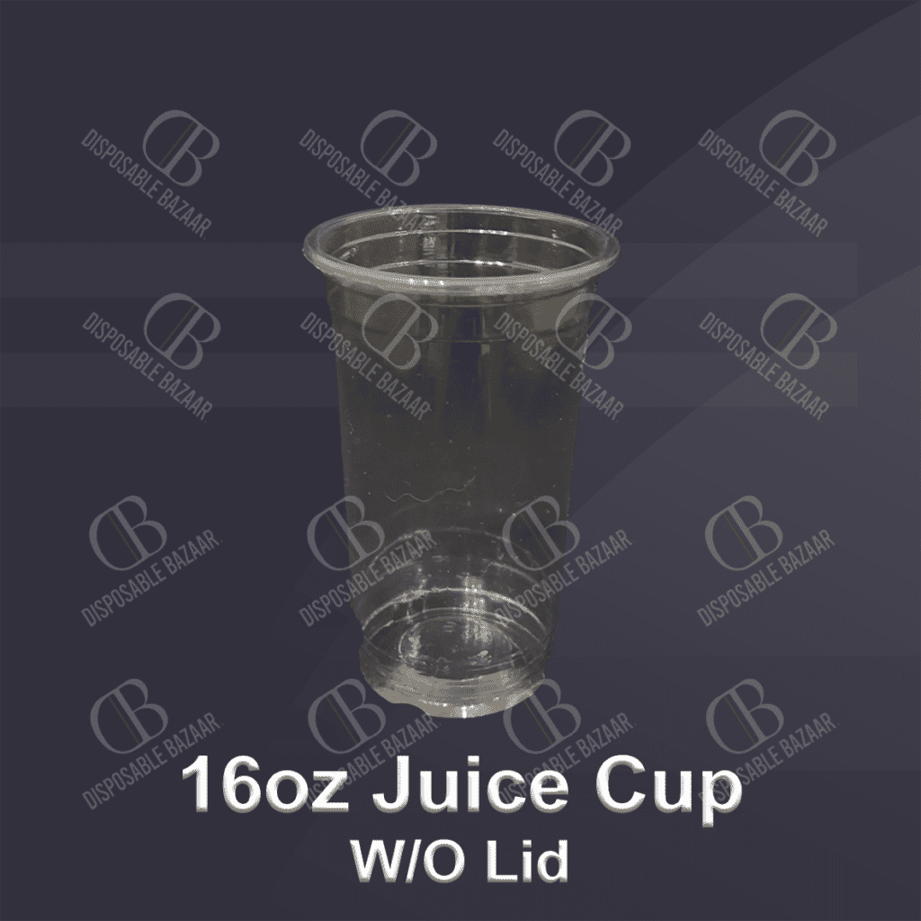 Juice Cup W/O Lid – 16oz