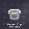 Dessert Cup With Flat Lid – 150ml