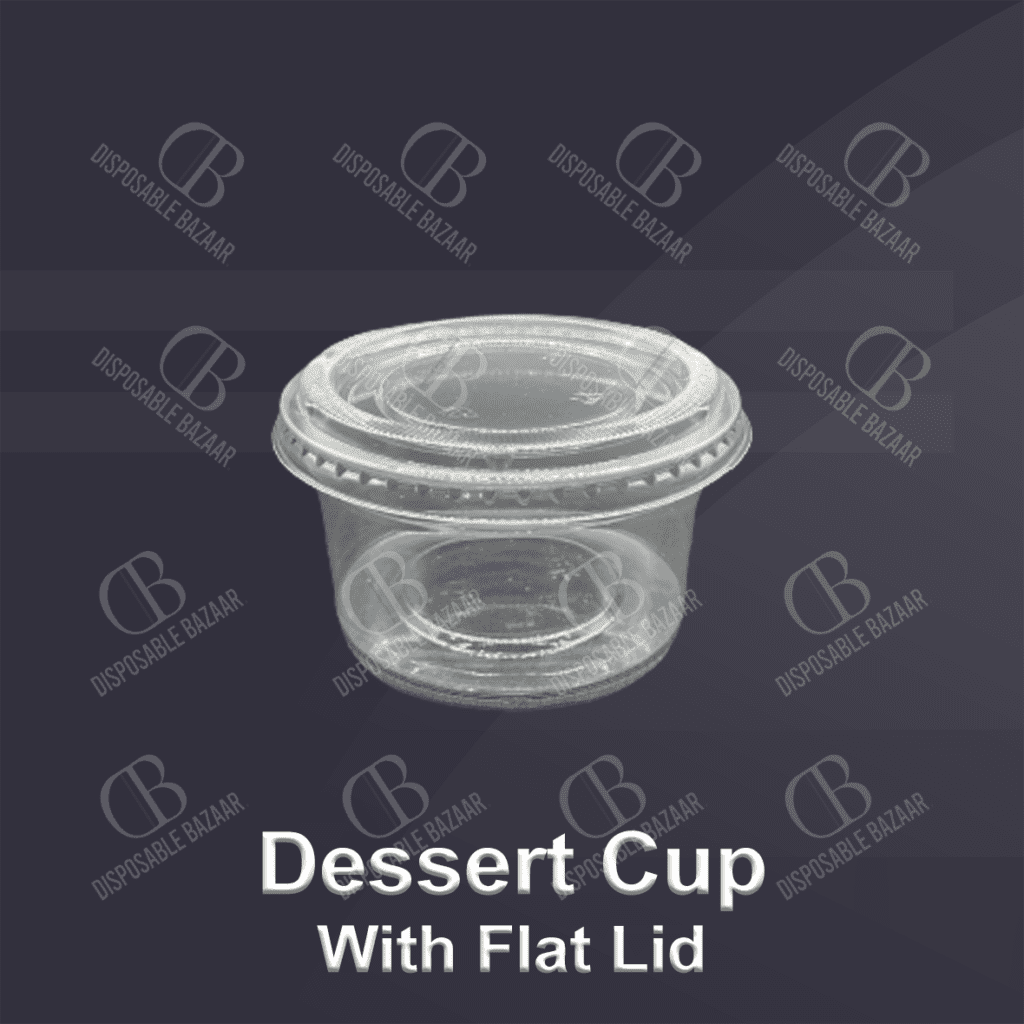 Dessert Cup With Flat Lid – 150ml