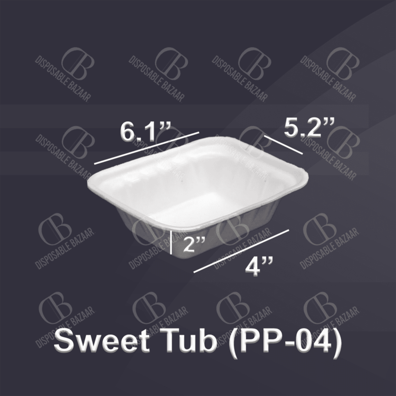 Styrofoam Sweet Tub PP-04