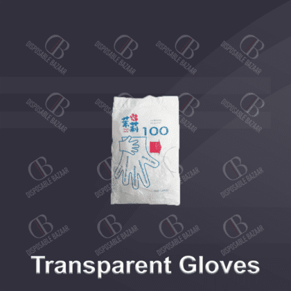 Transparent Gloves 100 Pcs Pack