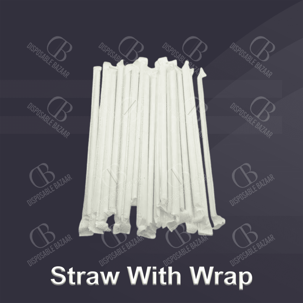 Straw White With Wrap