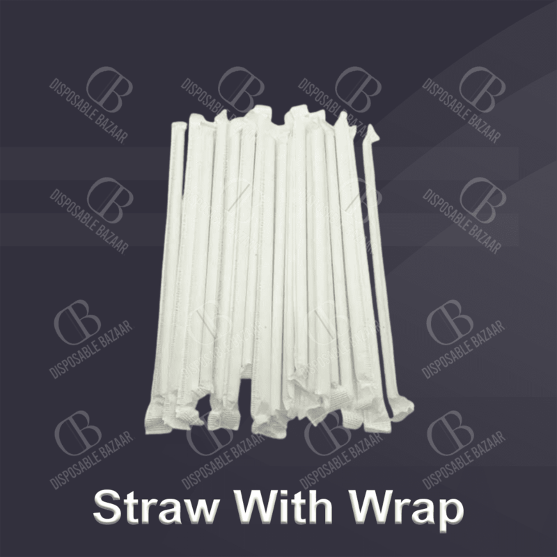 Straw White With Wrap