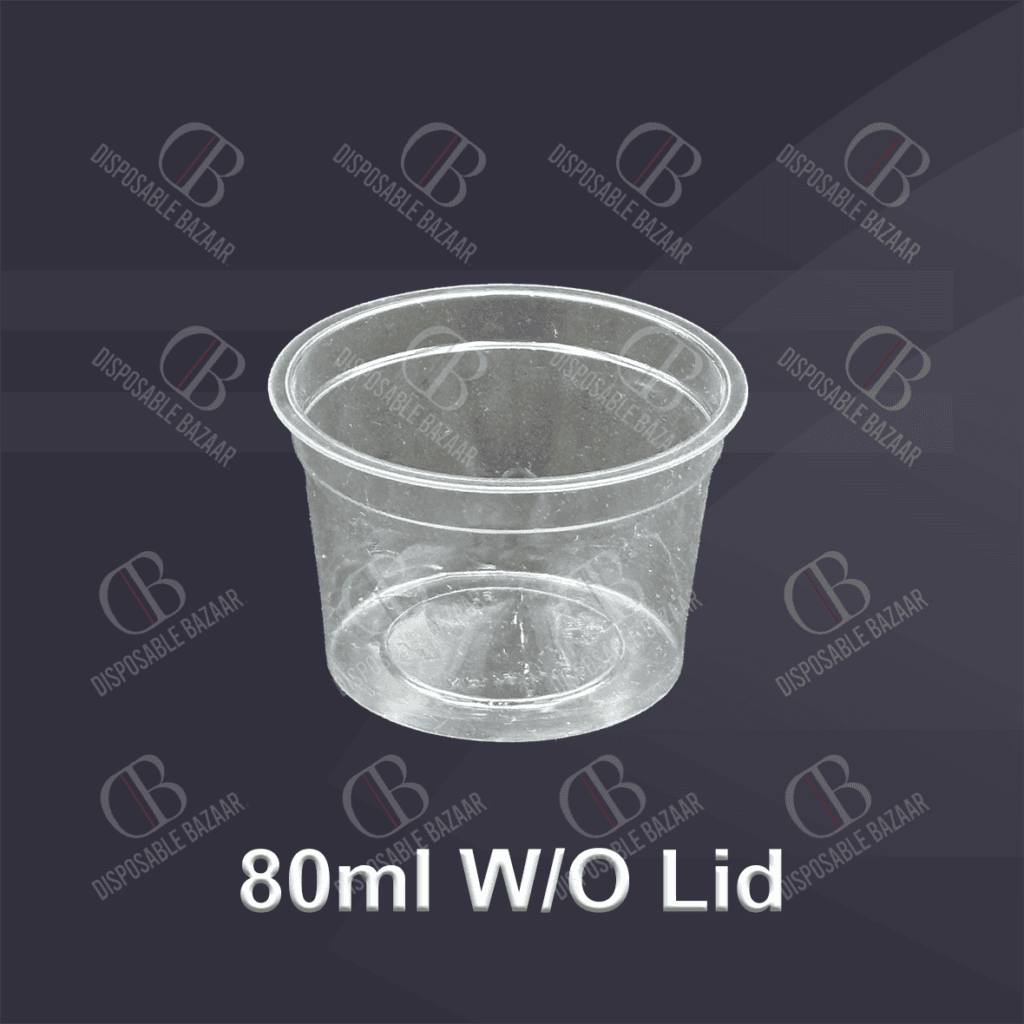 Cup Without Lid - 80ml (PET)