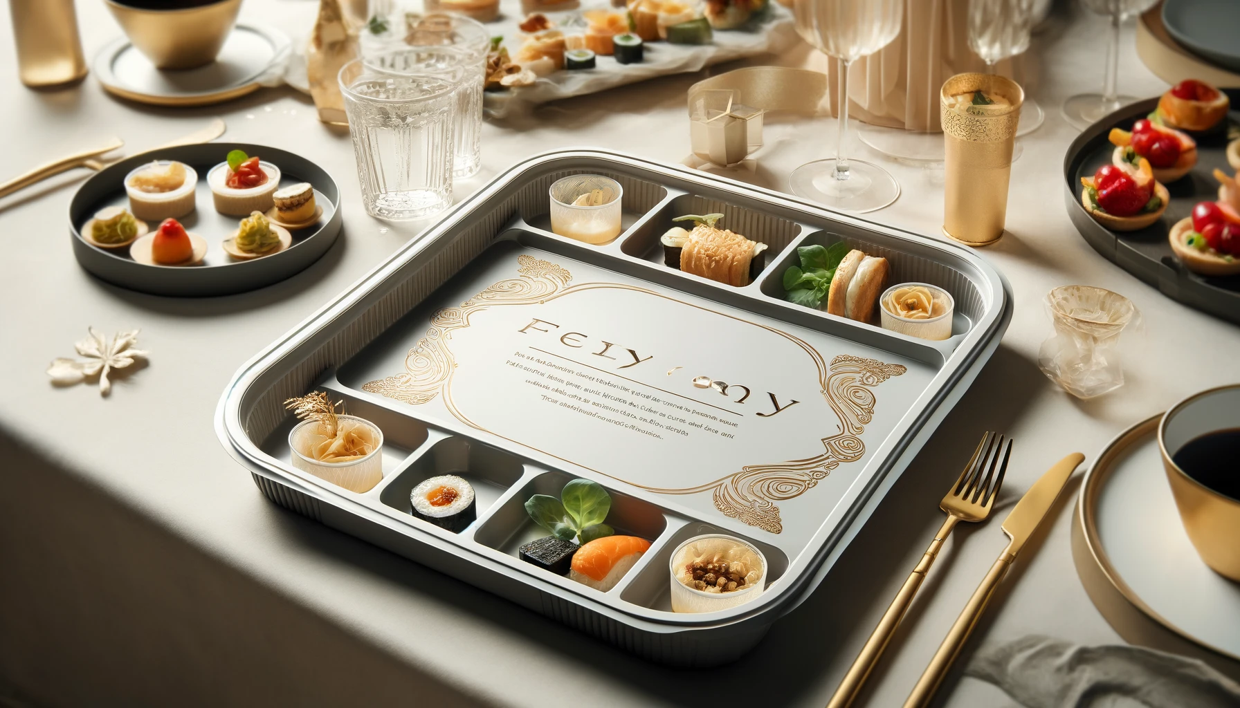 Exploring the Elegance of Disposable Fancy Portion Trays
