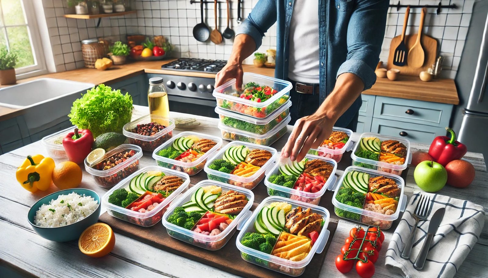 Meal Prep Made Easy with Durable Plastic Container Boxes