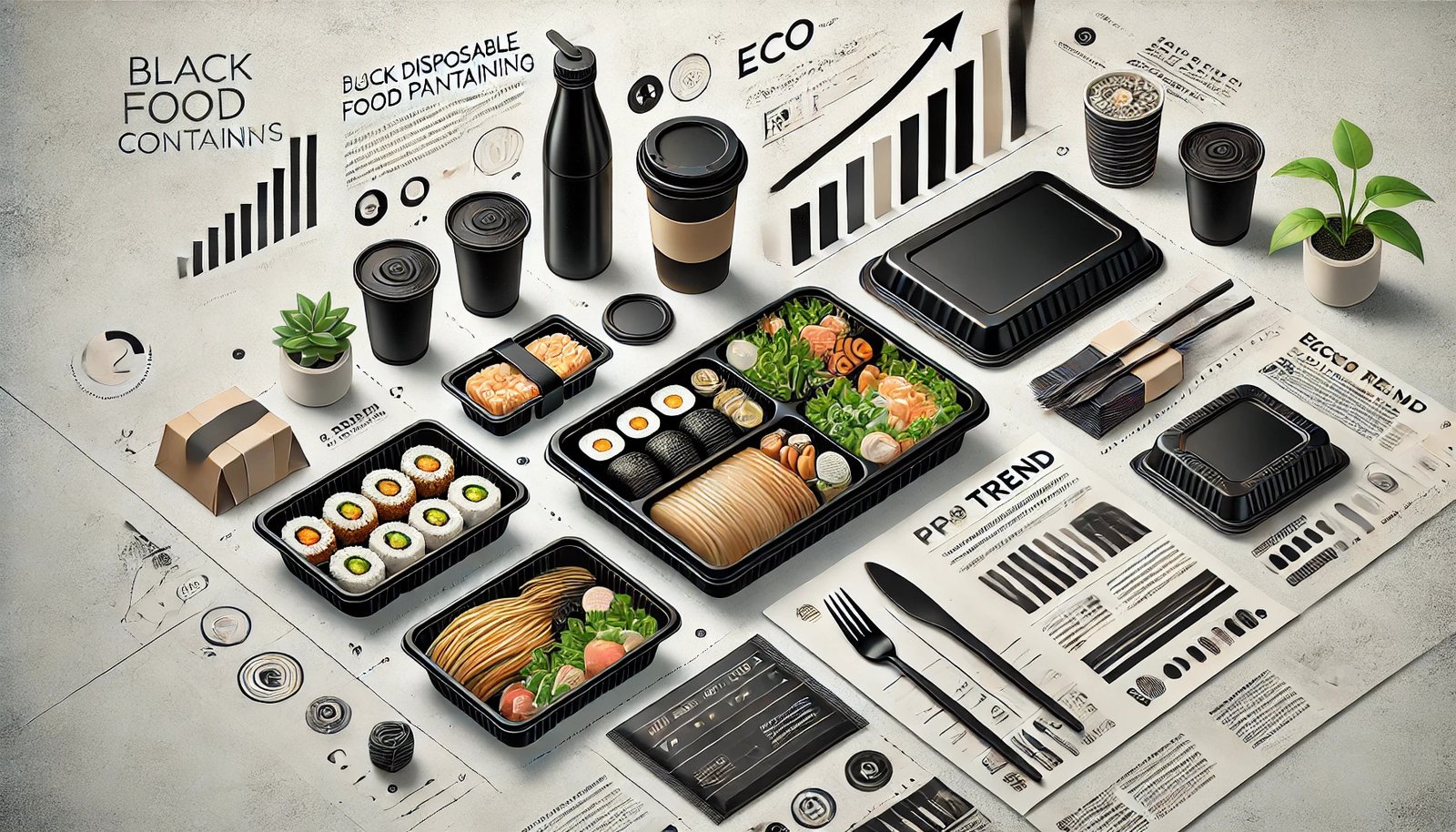 Trends in Food Packaging: The Rise of Black Disposable Food Containers