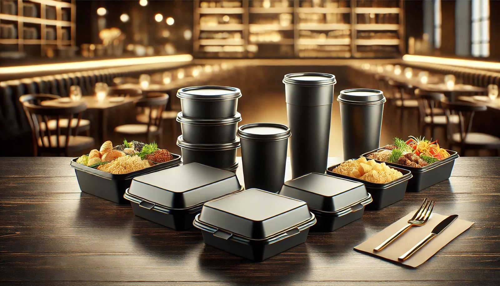 Top Benefits of Using Black Disposable Food Containers for Your Restaurant