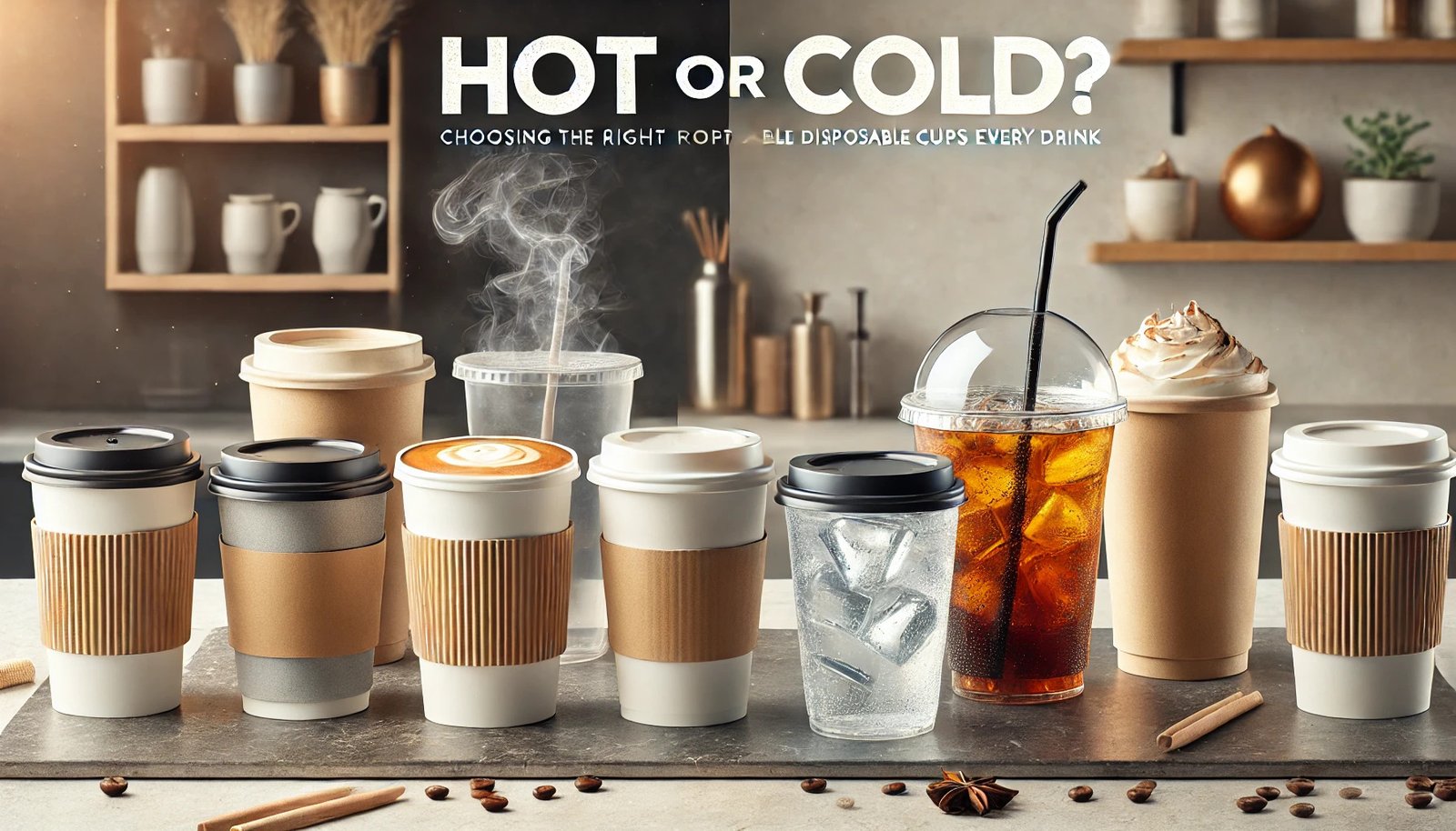 Hot or Cold? Choosing the Right Disposable Coffee Cups for Every Drink