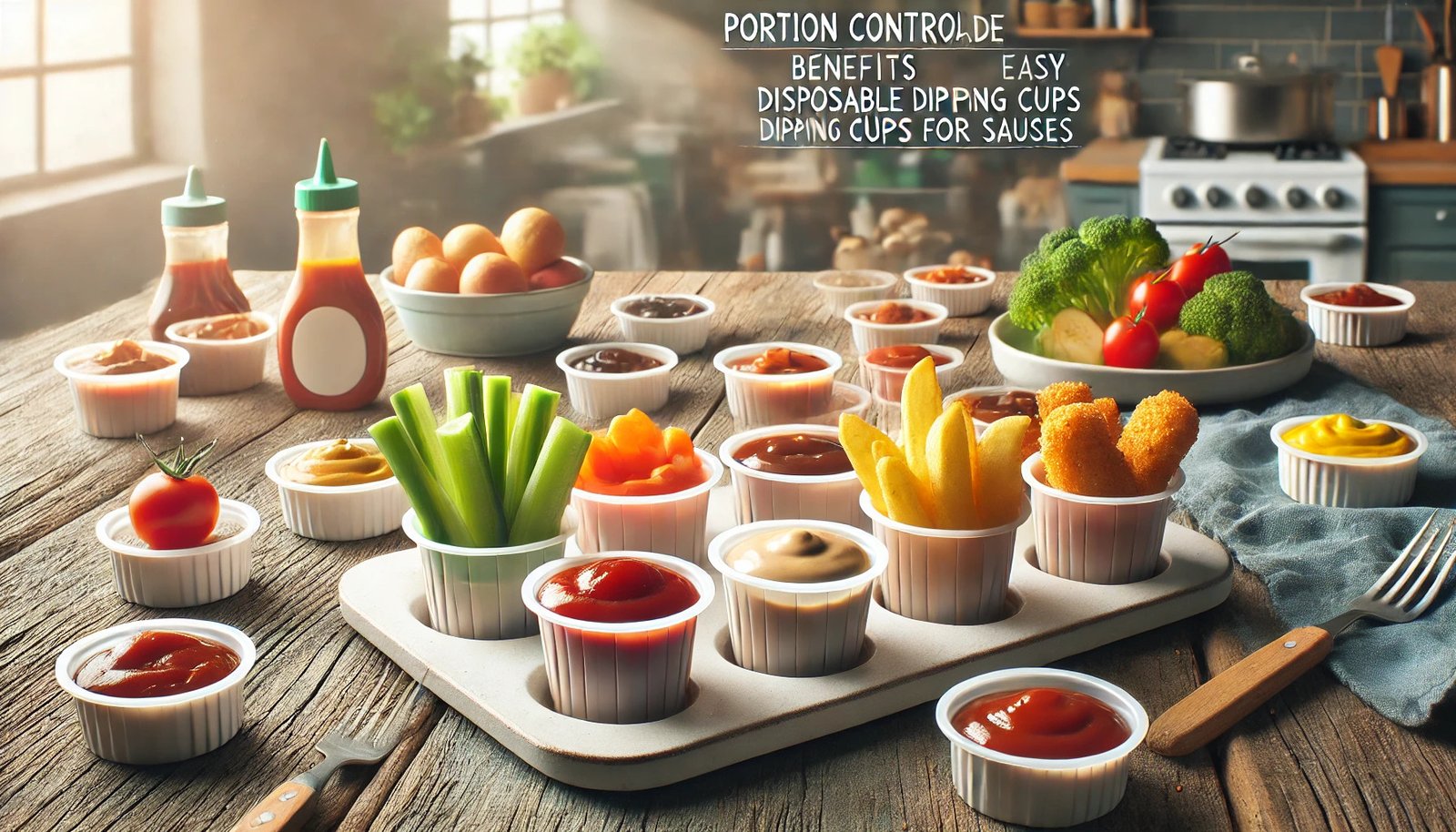 Portion Control Made Easy: Benefits of Using Dipping Cups for Sauces