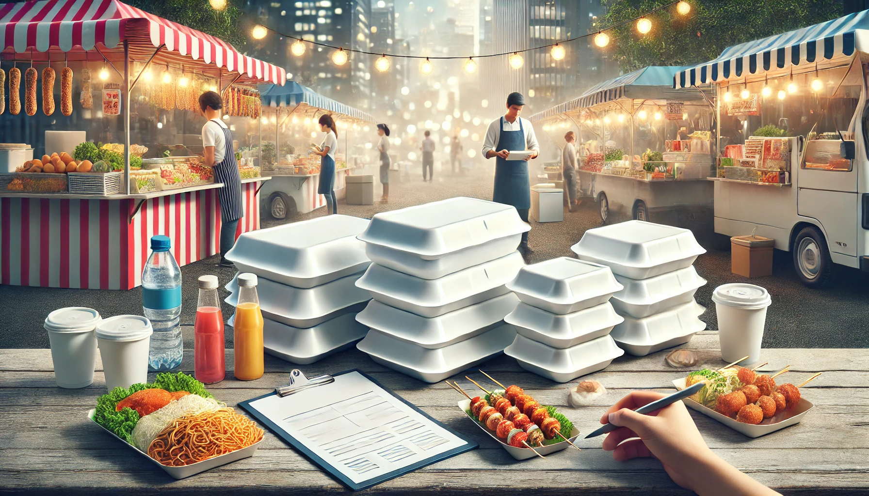 Styrofoam Food Containers Wholesale: A Practical Choice for Street Food Vendors