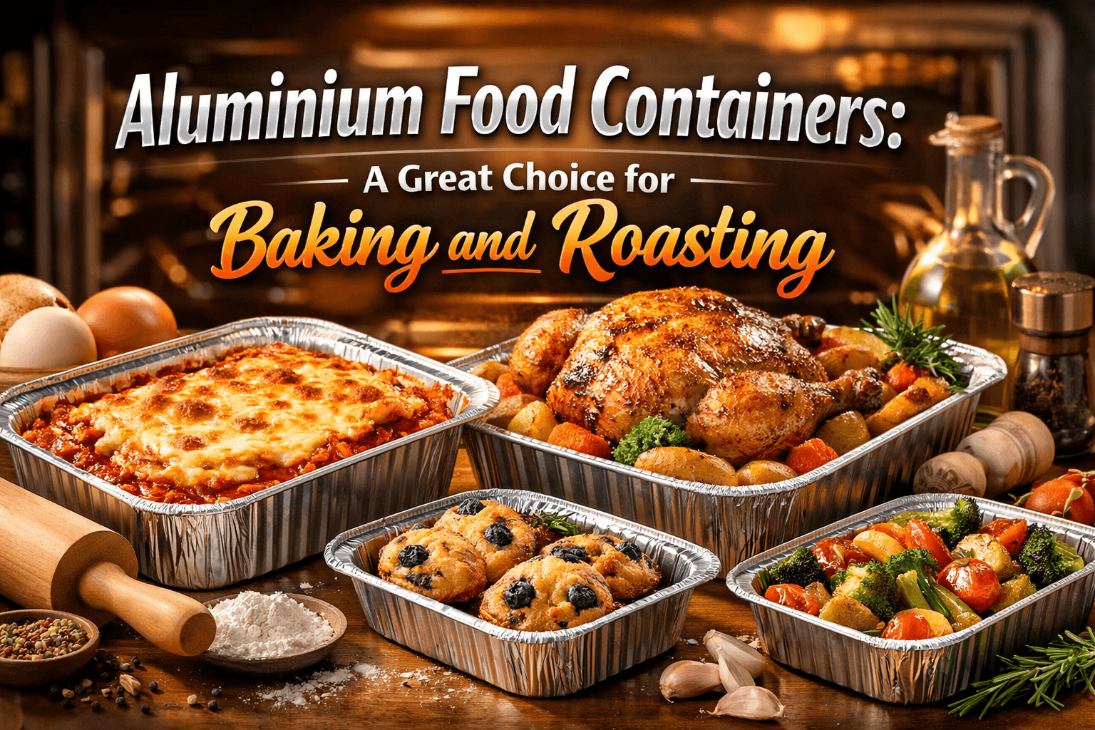 Aluminium Food Containers: A Great Choice for Baking and Roasting