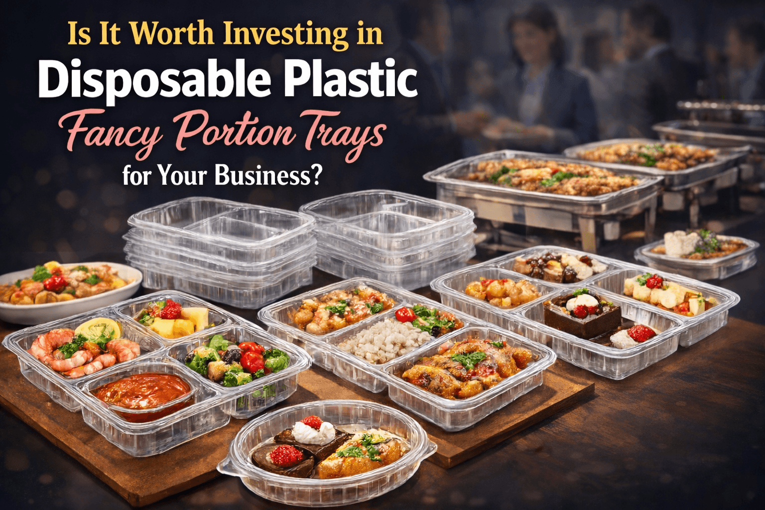 Is It Worth Investing in Disposable Fancy Portion Trays for Your Business?