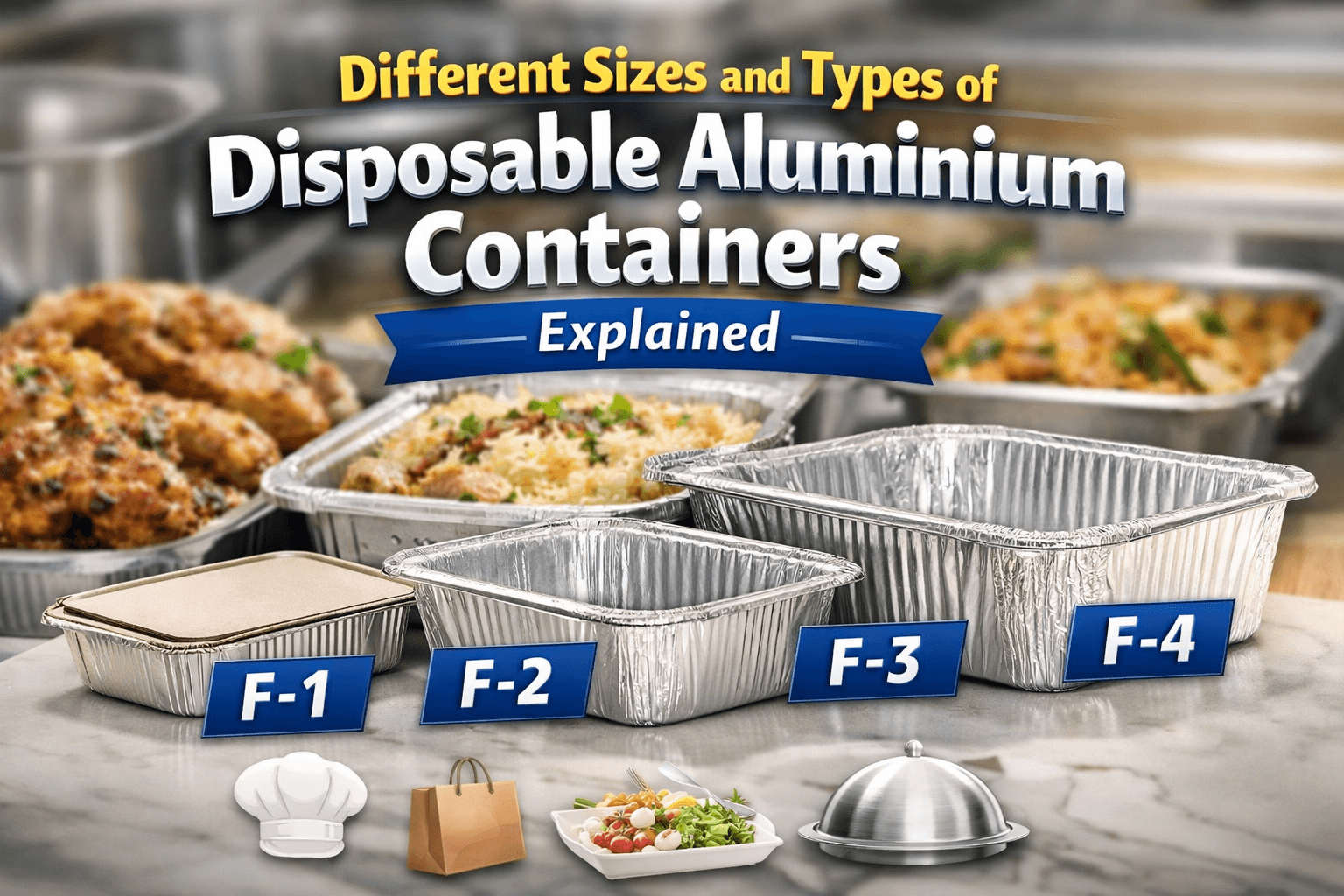 Different Sizes and Types of Disposable Aluminium Containers Explained