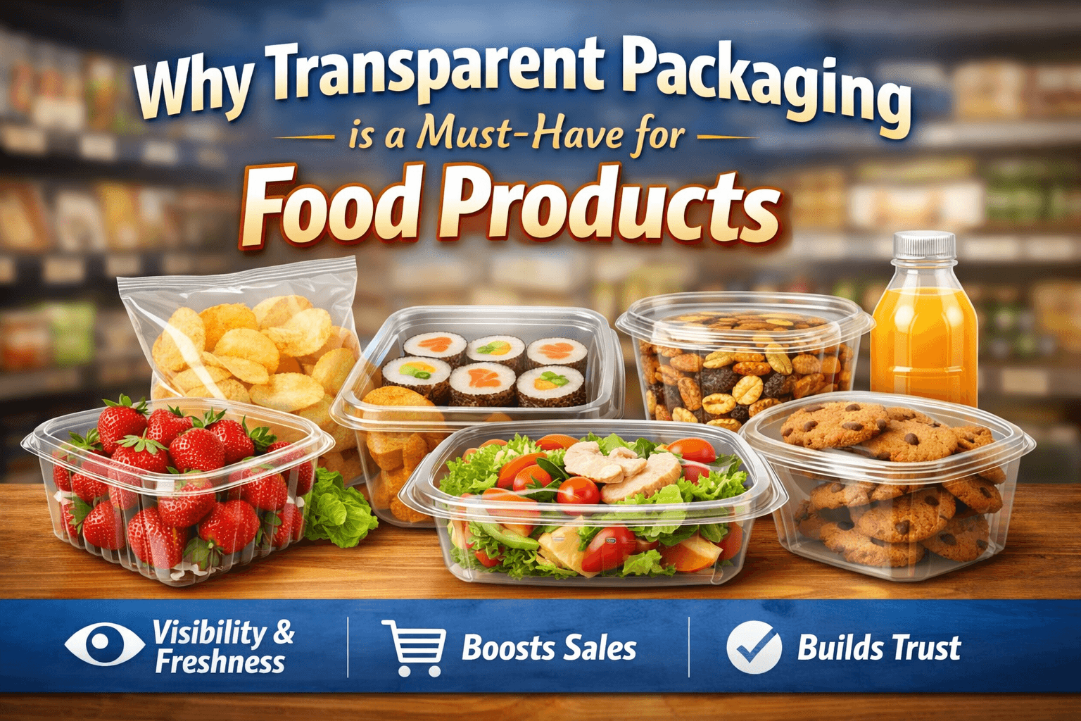 Why Transparent Packaging is a Must-Have for Food Products