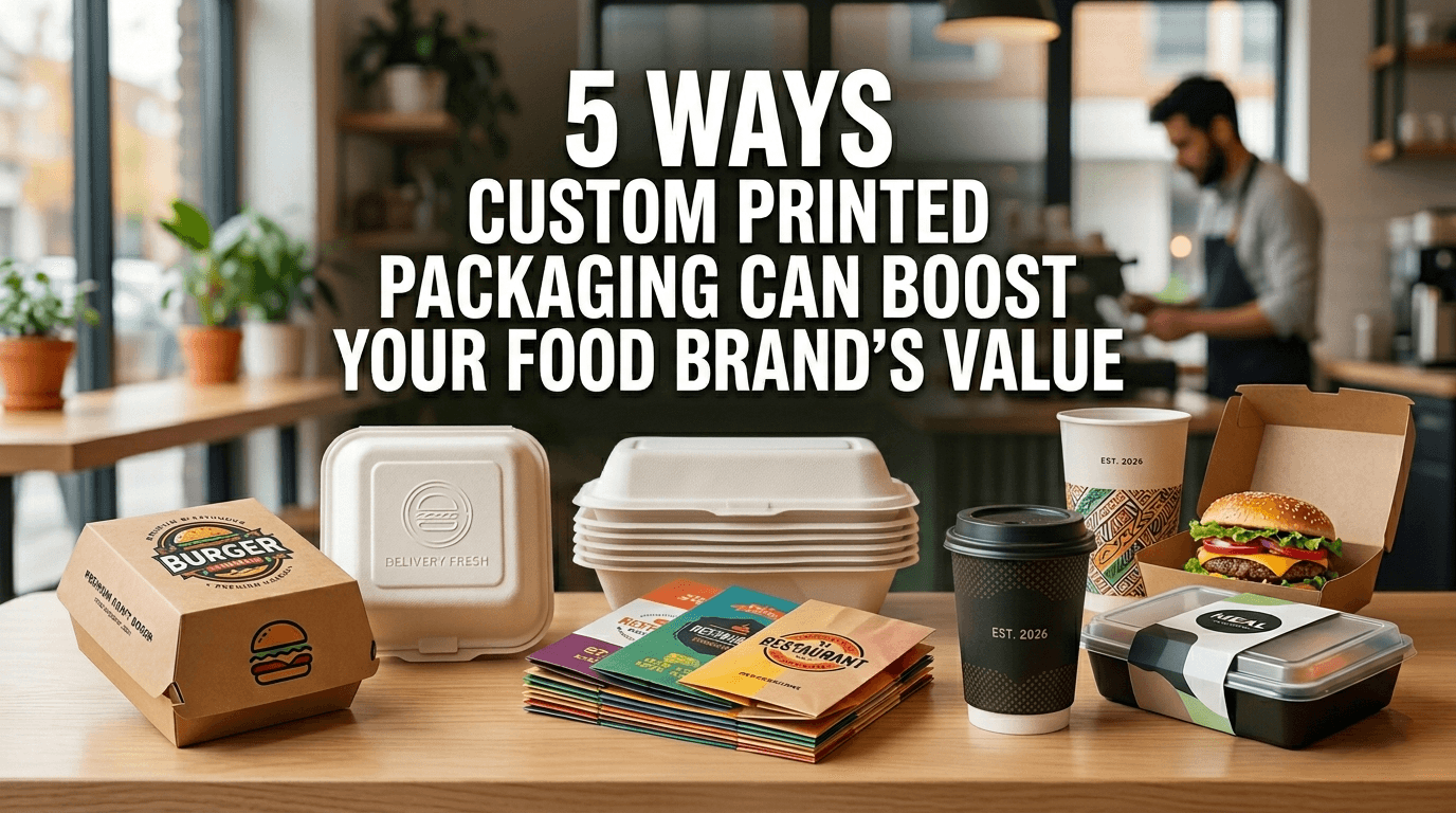 5 Ways Custom Printed Packaging Can Double Your Food Brand’s Value